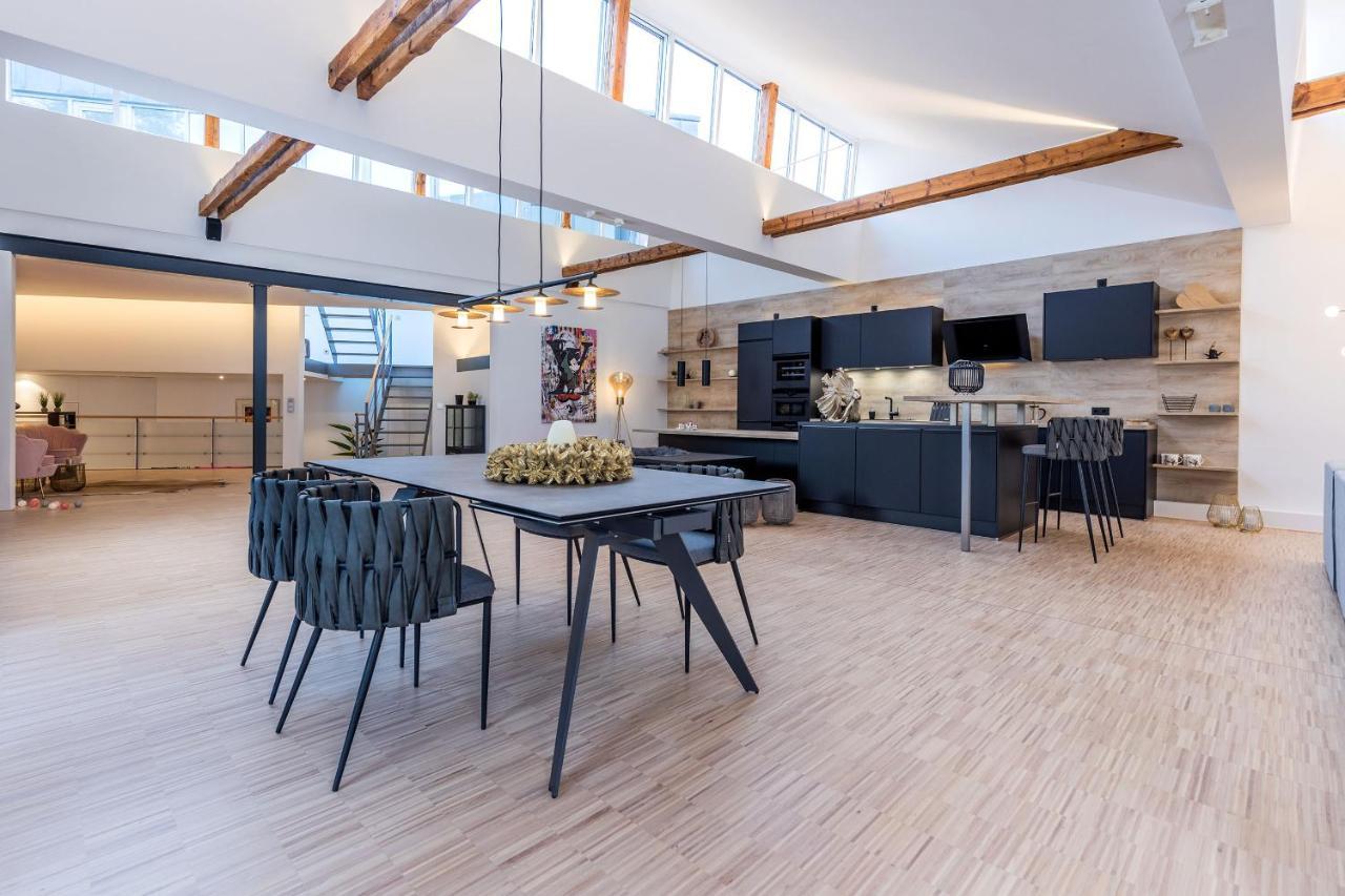 Luxus Wellness Loft - 245Qm - Designwohnen Im Zentrum Gutersloh Exterior photo